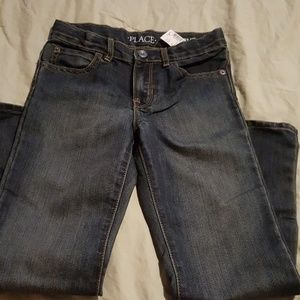 Boys long jeans/dark denim.